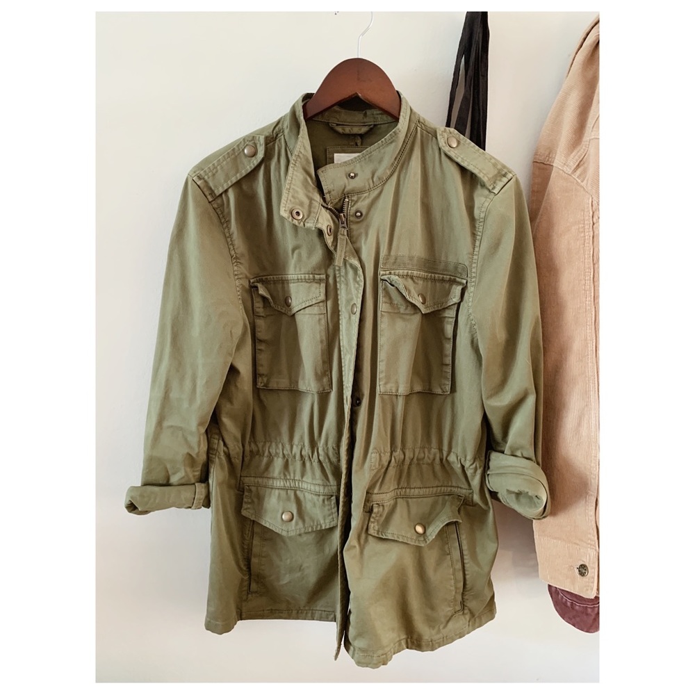 ❌SOLD❌ GAP // Forest Green Canvas Jacket - Picture 12 of 12